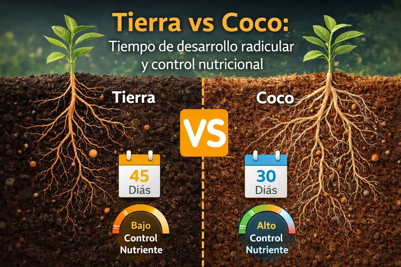 How to choose the ideal substrate and adjust fertilisation from day one: Soil vs. Coco